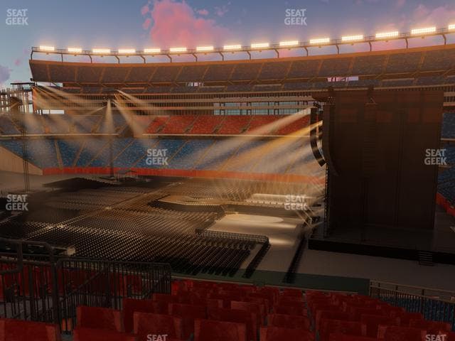 Gillette Stadium - Section Club 28 Seat View
