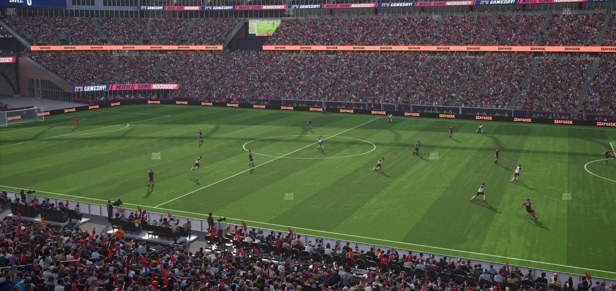 Gillette Stadium - Section Club 29 Seat View