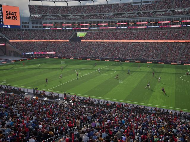 Gillette Stadium - Section Club 29 Seat View