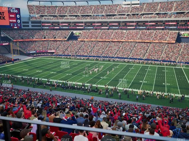 Gillette Stadium - Section Club 29 Seat View Gillette Stadium - Section Club 29 Seat View