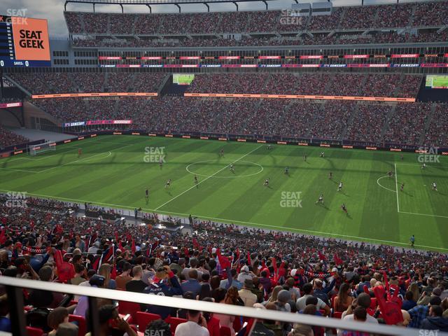 Gillette Stadium - Section Club 29 Seat View