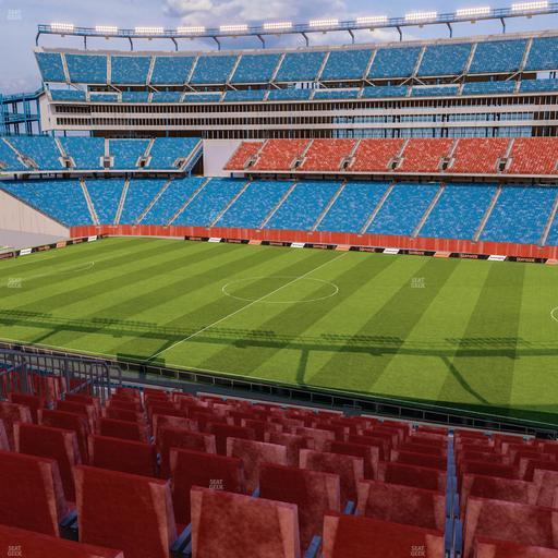 Gillette Stadium - Section Club 29 Seat View