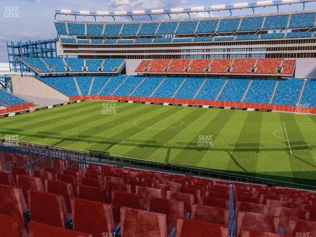 Gillette Stadium - Section Club 29 Seat View