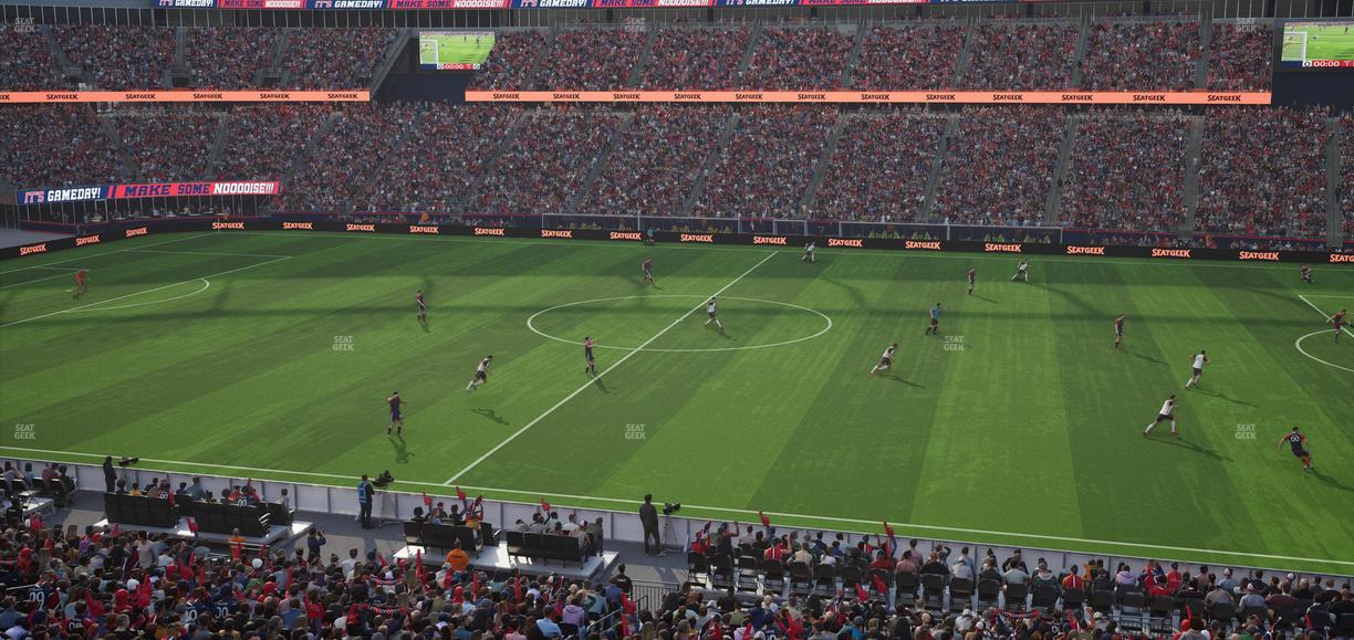 Gillette Stadium - Section Club 30 Seat View