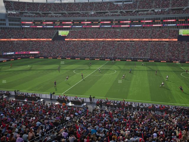 Gillette Stadium - Section Club 30 Seat View