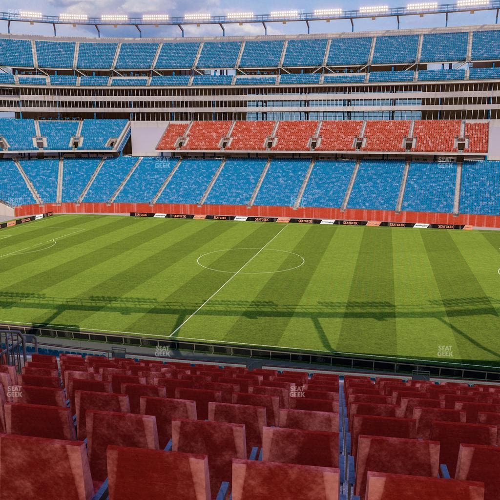 Gillette Stadium - Section Club 30 Seat View