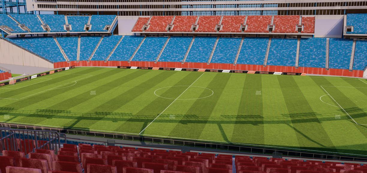 Gillette Stadium - Section Club 30 Seat View