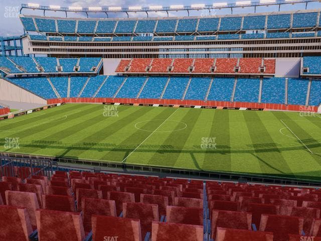 Gillette Stadium - Section Club 30 Seat View