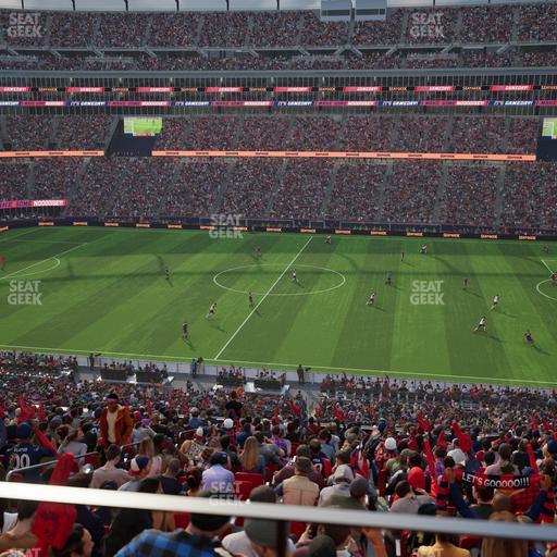 Gillette Stadium - Section Club 30 Seat View