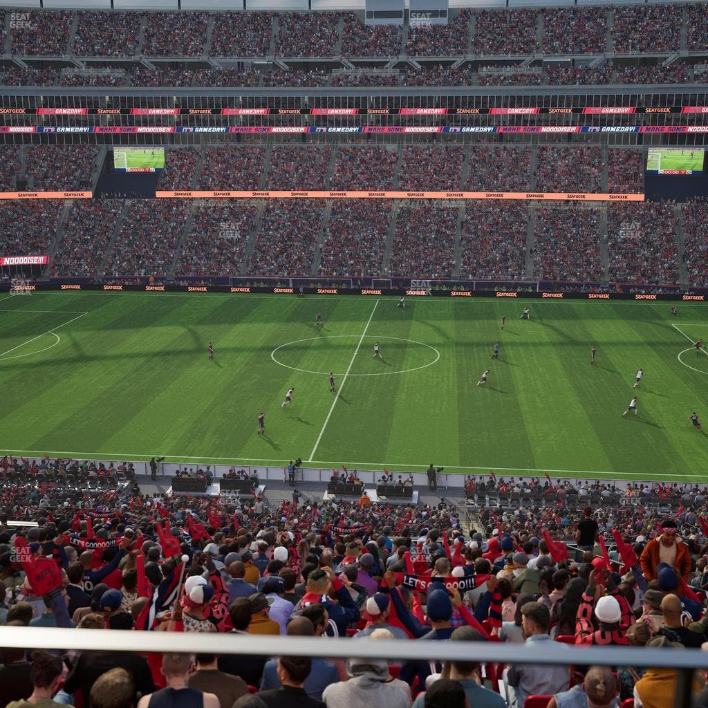 Gillette Stadium - Section Club 31 Seat View