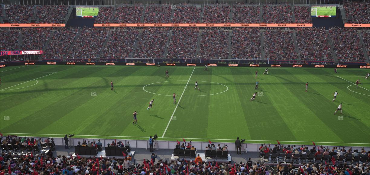 Gillette Stadium - Section Club 31 Seat View