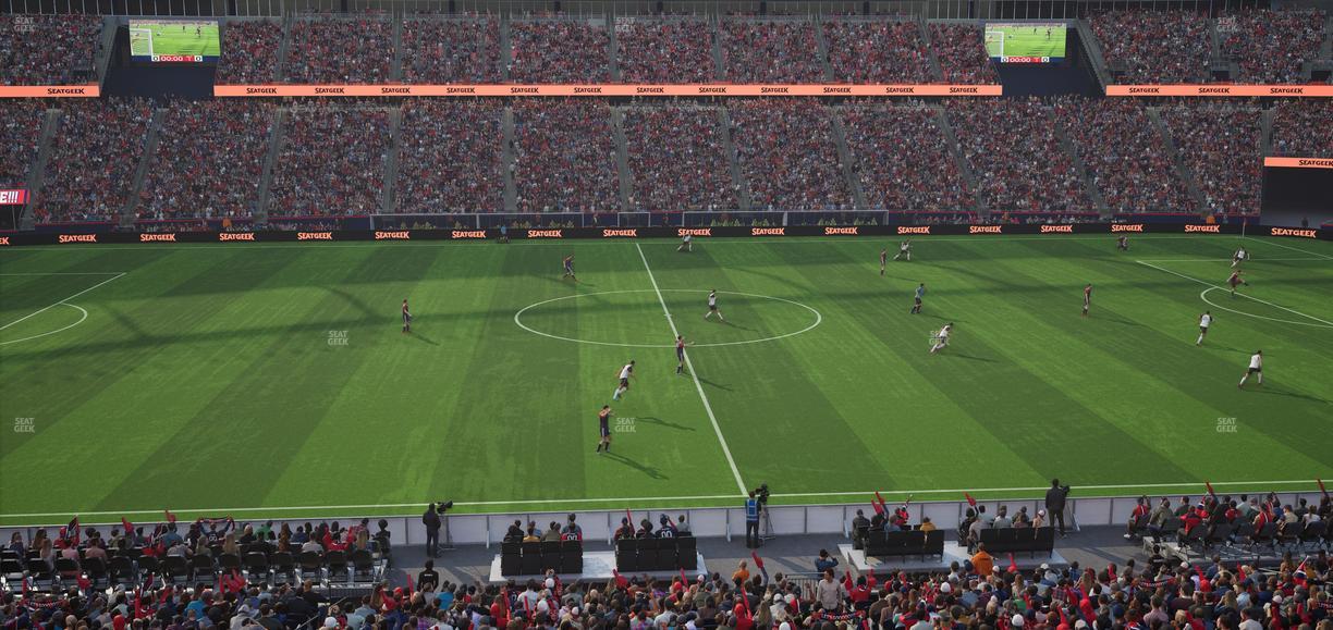 Gillette Stadium - Section Club 32 Seat View