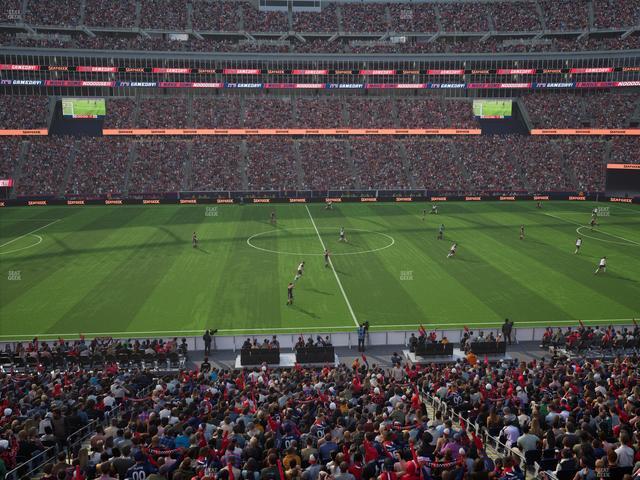 Gillette Stadium - Section Club 32 Seat View