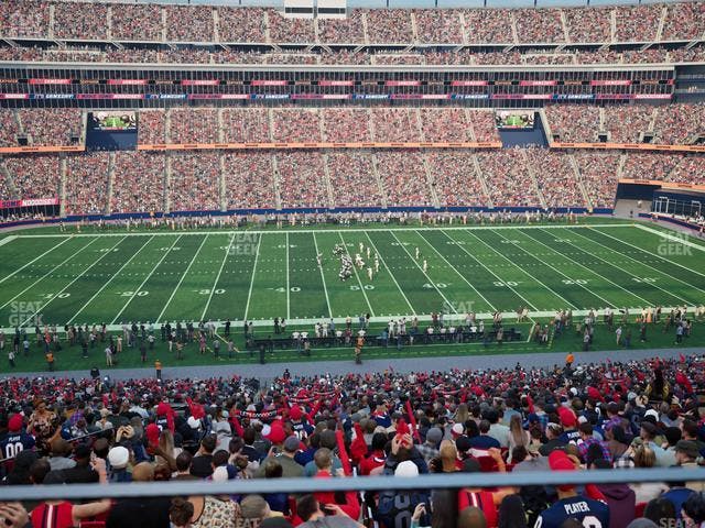 Gillette Stadium - Section Club 32 Seat View Gillette Stadium - Section Club 32 Seat View