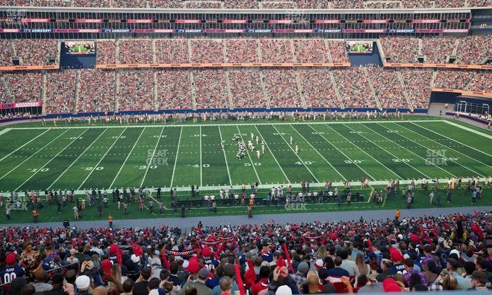 Gillette Stadium - Section Club 32 Seat View