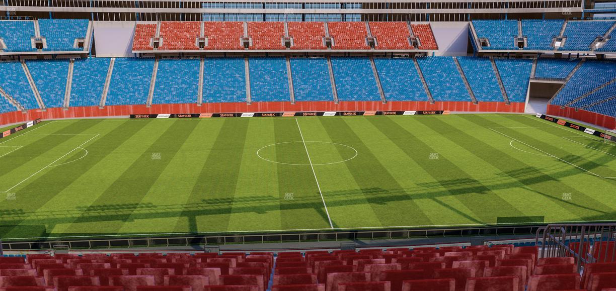 Gillette Stadium - Section Club 32 Seat View