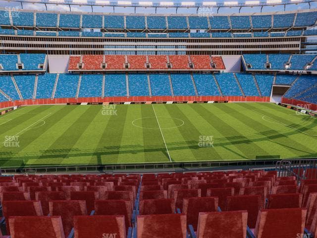 Gillette Stadium - Section Club 32 Seat View