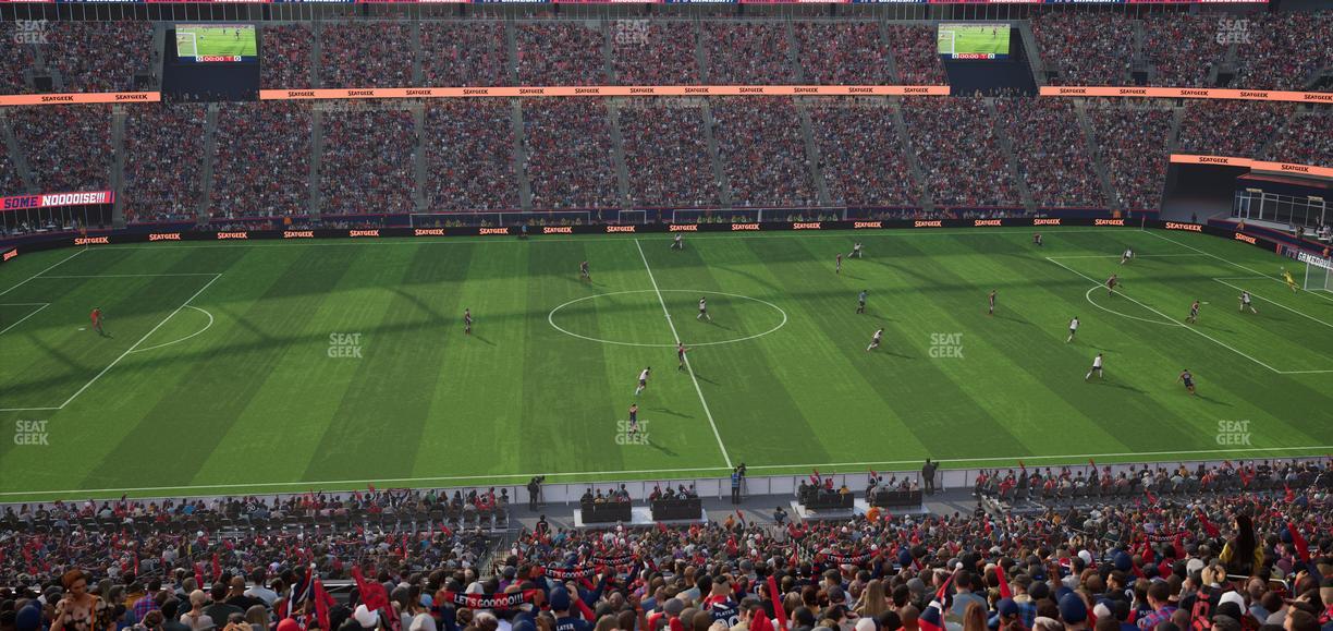 Gillette Stadium - Section Club 32 Seat View