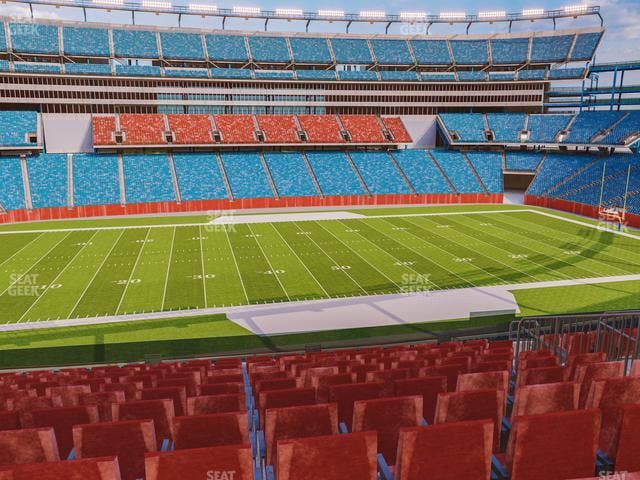 Gillette Stadium - Section Club 33 Seat View