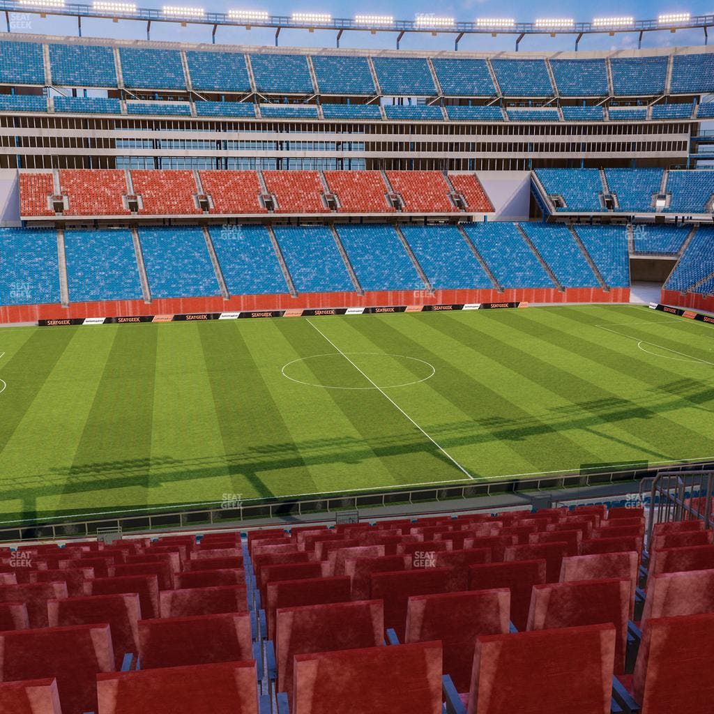 Gillette Stadium - Section Club 33 Seat View