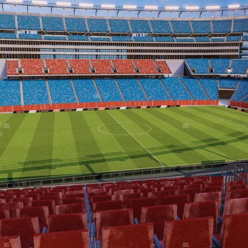 Gillette Stadium - Section Club 33 Seat View