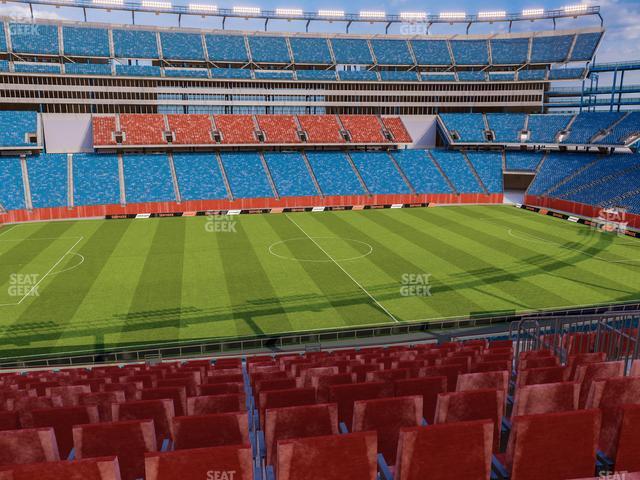 Gillette Stadium - Section Club 33 Seat View Gillette Stadium - Section Club 33 Seat View