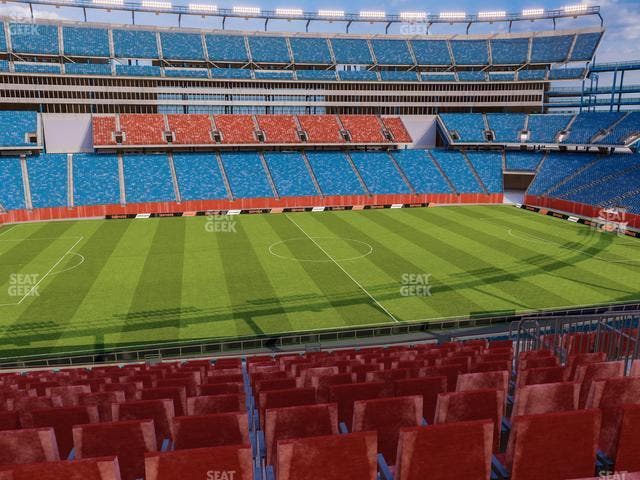 Gillette Stadium - Section Club 33 Seat View