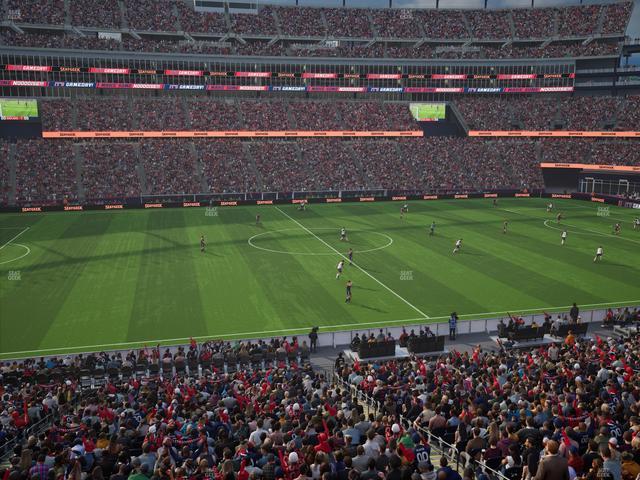 Gillette Stadium - Section Club 33 Seat View