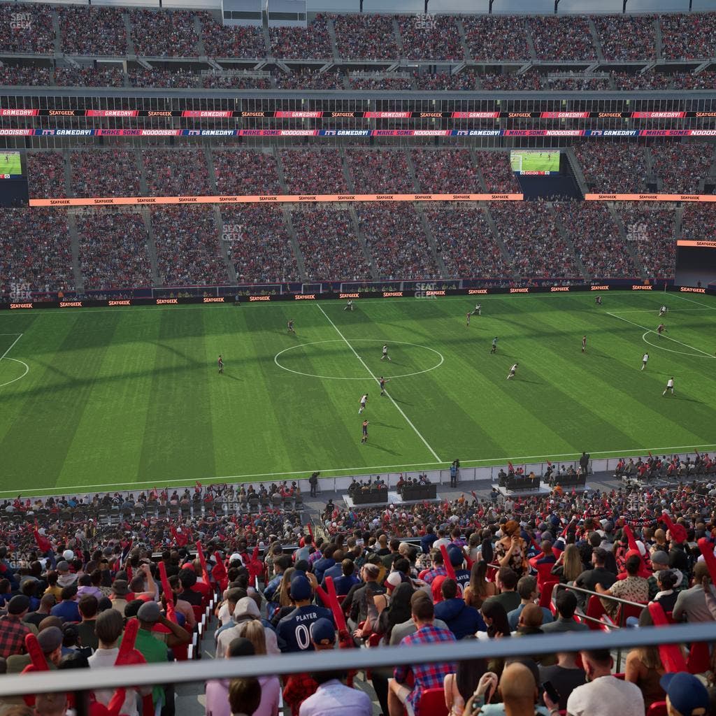 Gillette Stadium - Section Club 33 Seat View