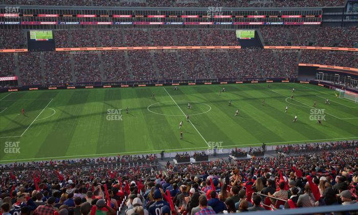 Gillette Stadium - Section Club 33 Seat View