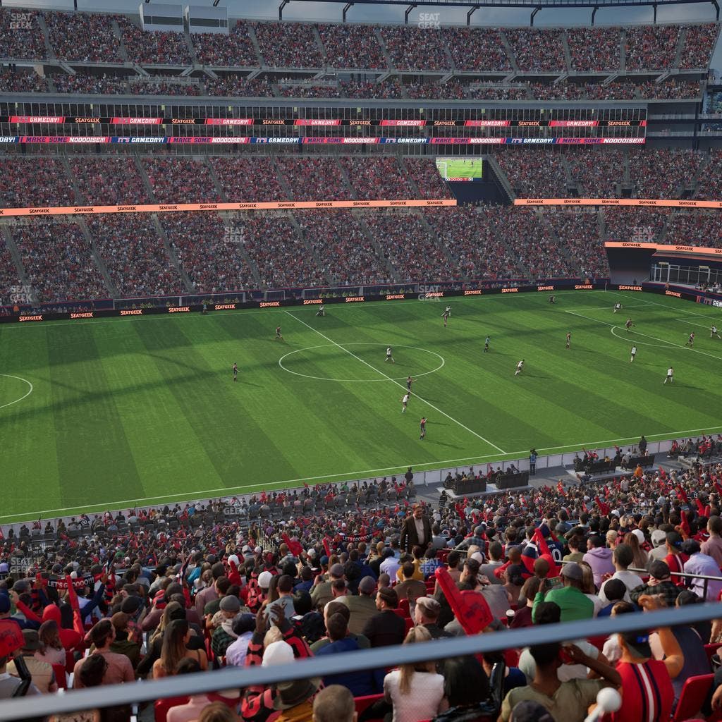 Gillette Stadium - Section Club 34 Seat View