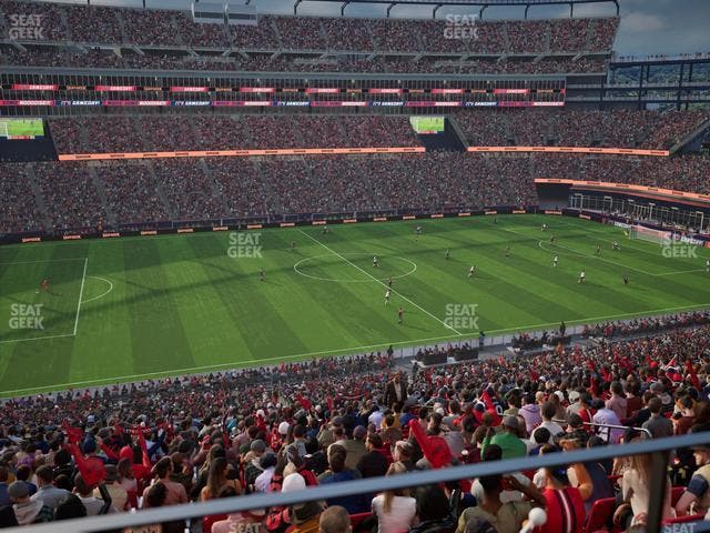 Gillette Stadium - Section Club 34 Seat View