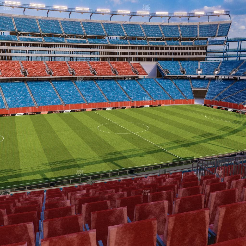 Gillette Stadium - Section Club 34 Seat View