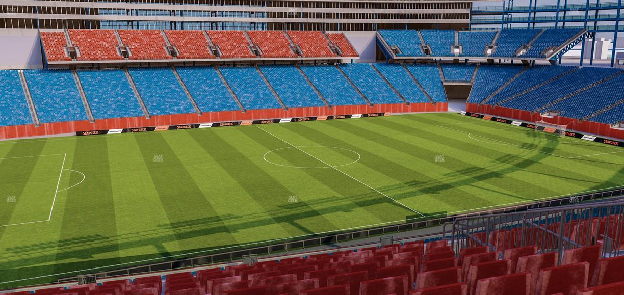 Gillette Stadium - Section Club 34 Seat View