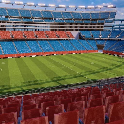 Gillette Stadium - Section Club 34 Seat View