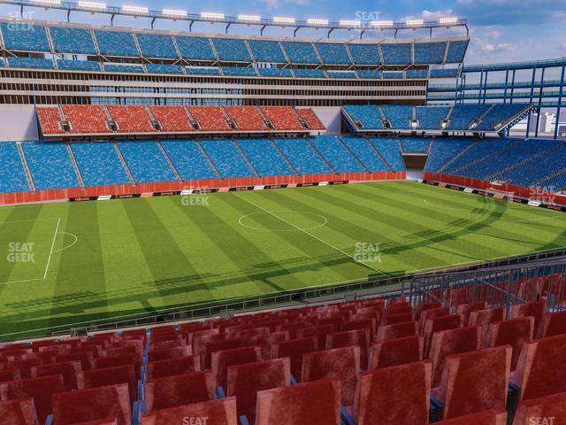 Gillette Stadium - Section Club 34 Seat View Gillette Stadium - Section Club 34 Seat View