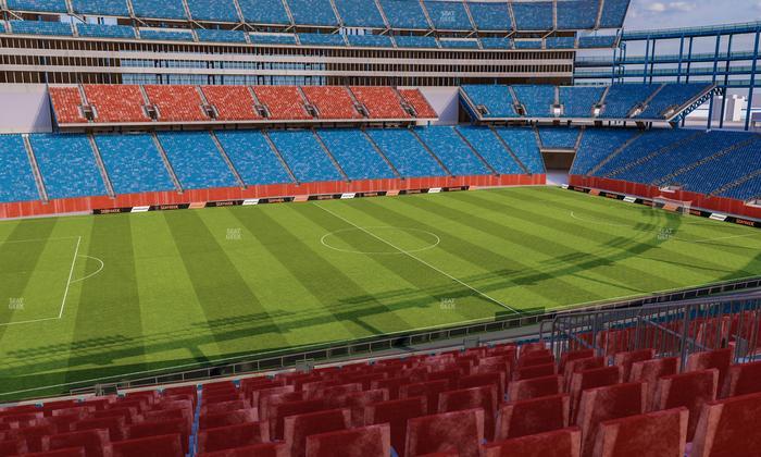 Gillette Stadium - Section Club 34 Seat View
