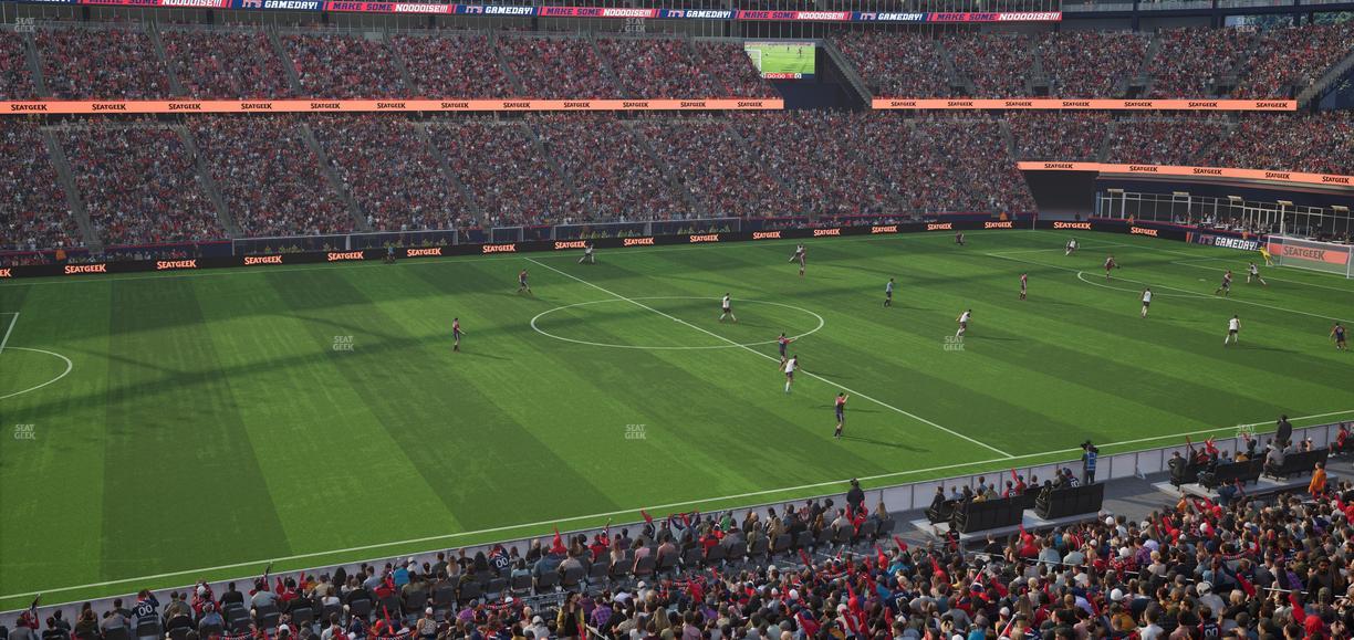 Gillette Stadium - Section Club 34 Seat View