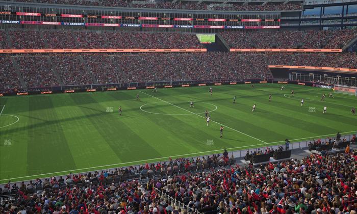 Gillette Stadium - Section Club 34 Seat View