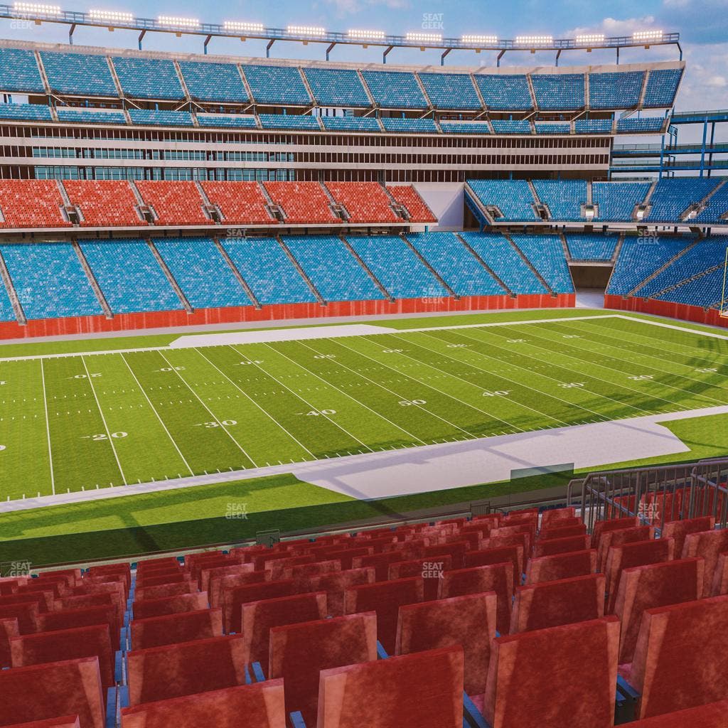 Gillette Stadium - Section Club 34 Seat View