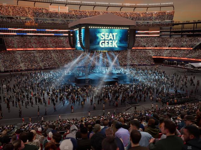 Gillette Stadium - Section Club 34 Seat View Gillette Stadium - Section Club 34 Seat View