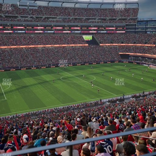 Gillette Stadium - Section Club 35 Seat View