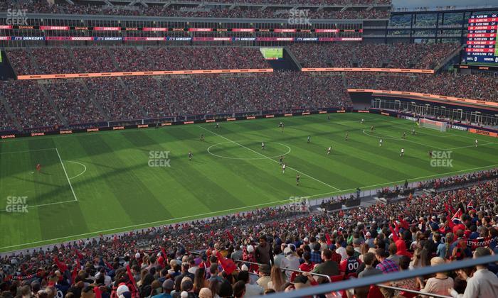 Gillette Stadium - Section Club 35 Seat View