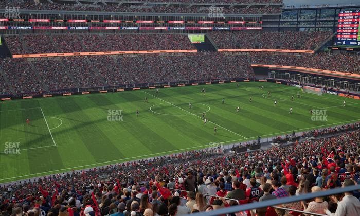 Gillette Stadium - Section Club 35 Seat View