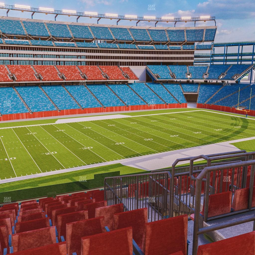 Gillette Stadium - Section Club 35 Seat View