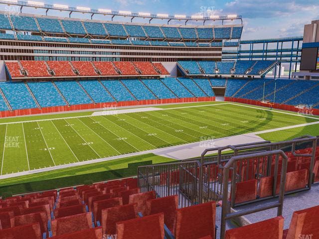 Gillette Stadium - Section Club 35 Seat View