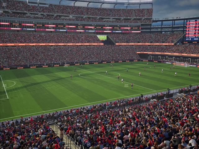 Gillette Stadium - Section Club 35 Seat View