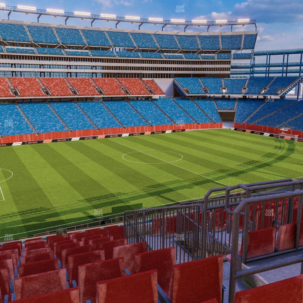 Gillette Stadium - Section Club 35 Seat View