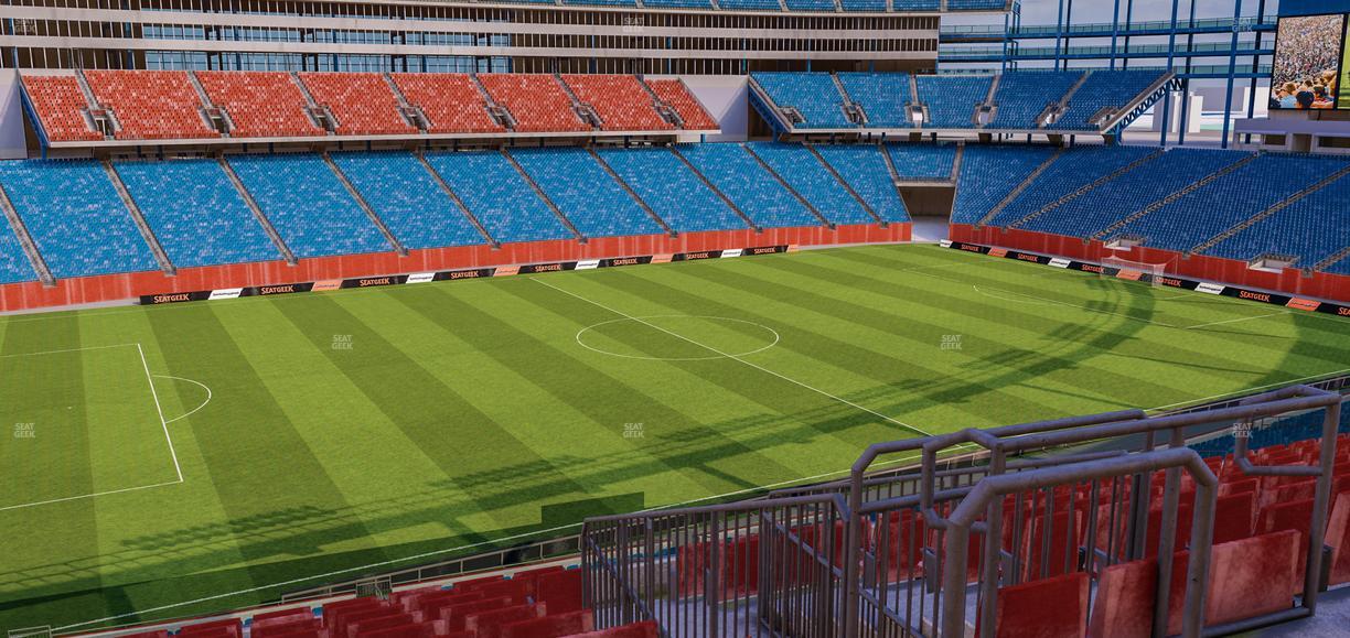 Gillette Stadium - Section Club 35 Seat View
