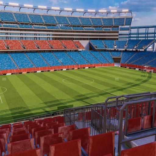 Gillette Stadium - Section Club 35 Seat View